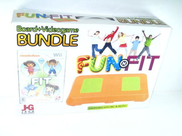 New 2K Games Fun N Fit Nintendo Wii Video Game Bundle