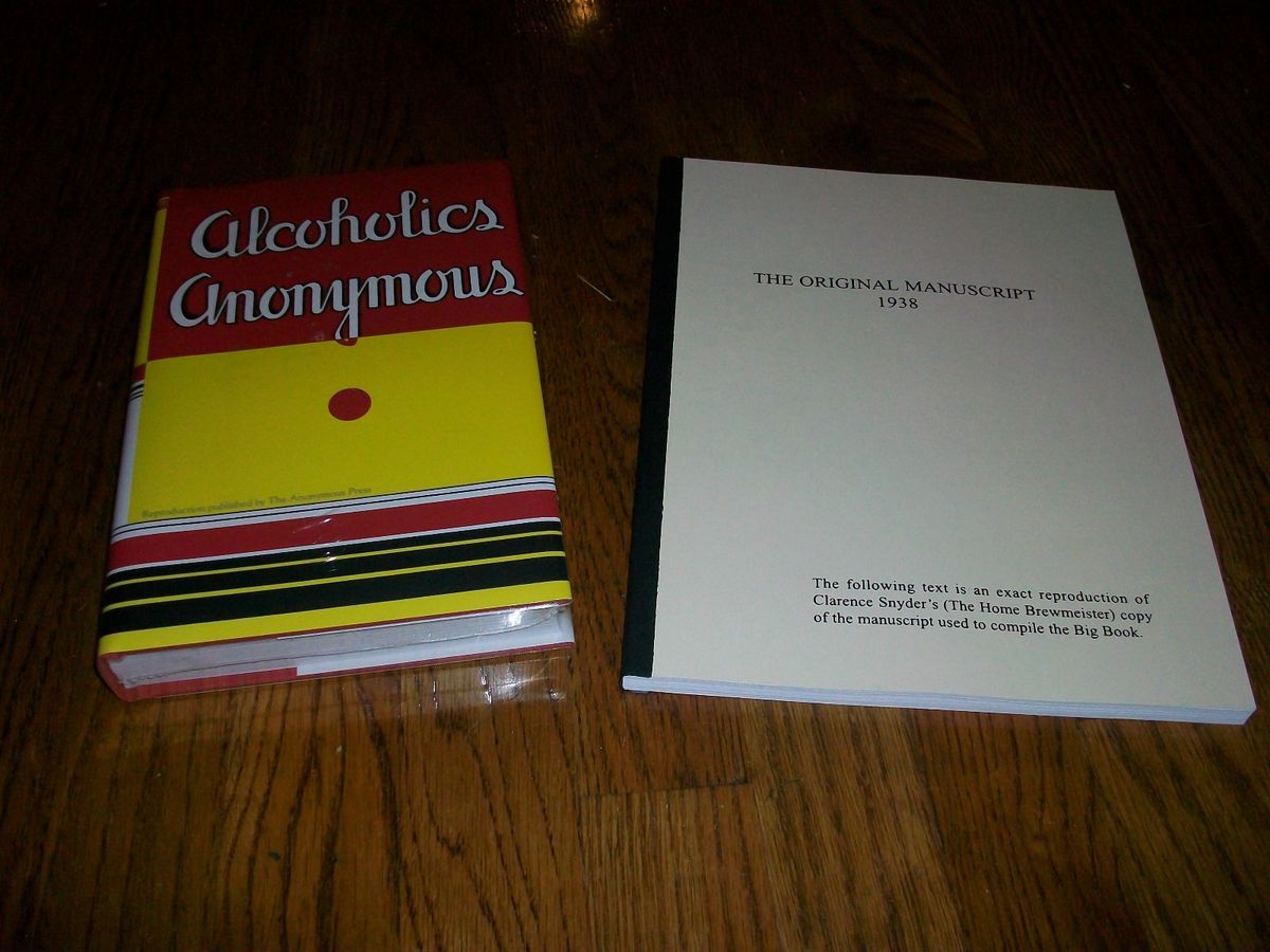 AA Alcoholics Anonymous BIG BOOK 1st Edition Original Manuscript plus 