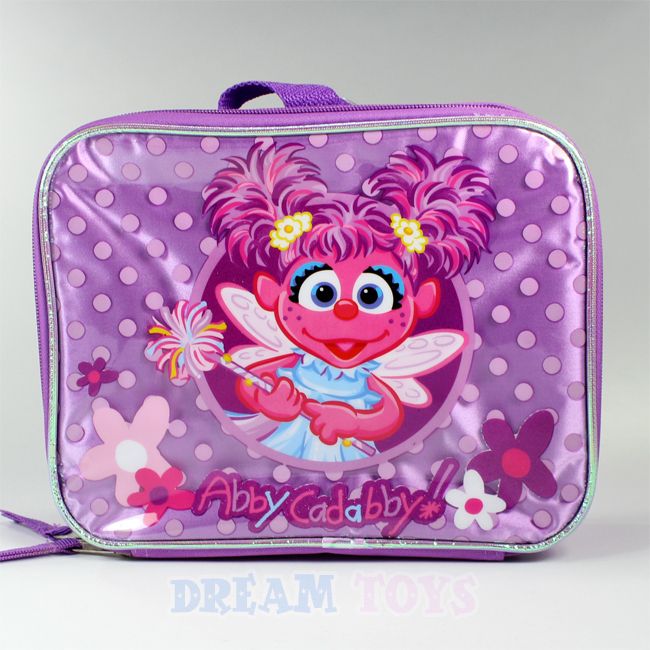 Sesame Street Muppets Abby Cadabby Insulated Lunch Bag   School Box 