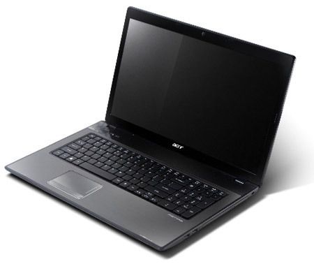 Acer Aspire AS7551 7422 17 3 4GB RAM Quad Core Phenom II 500GB HD Win7