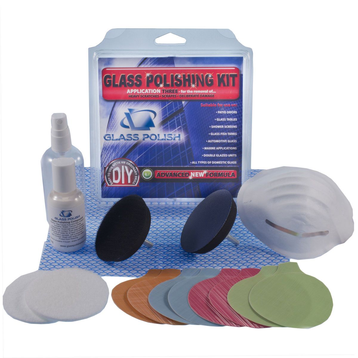 3M Trizact ™ Glass Scratch Repair Kit (heavy scratches) 3 75mm