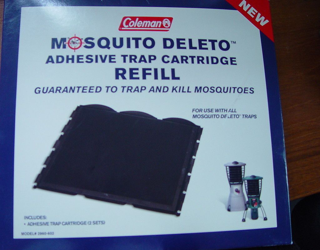 COLEMAN MOSQUITO DELETO ADHESIVE TRAPS REFILL 2100 2200 2 TRAPS PER 