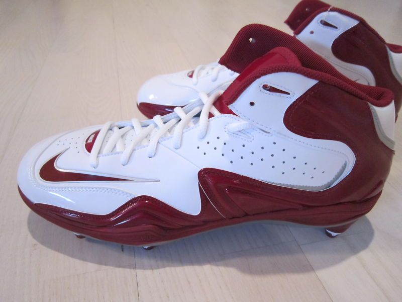 Nike Zoom Merciless D Mens Football Cleat White Maroon