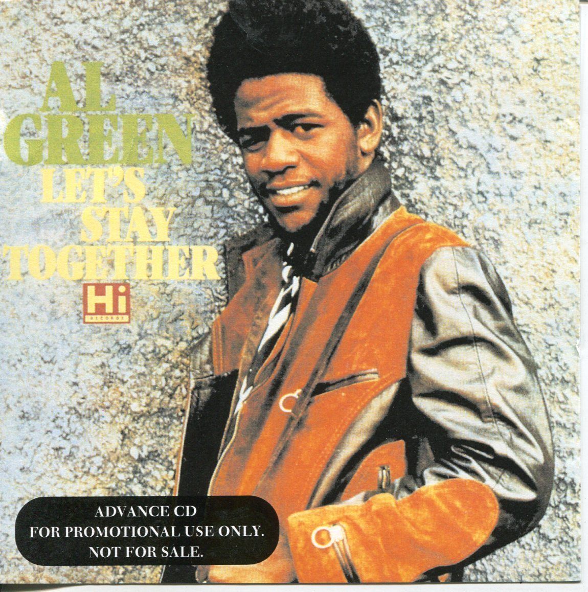 Al Green Lets Stay Together Promo CD Advance