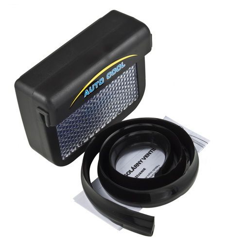 Solar Sun Powered Car Auto Air Vent Cool Cooler Fan New