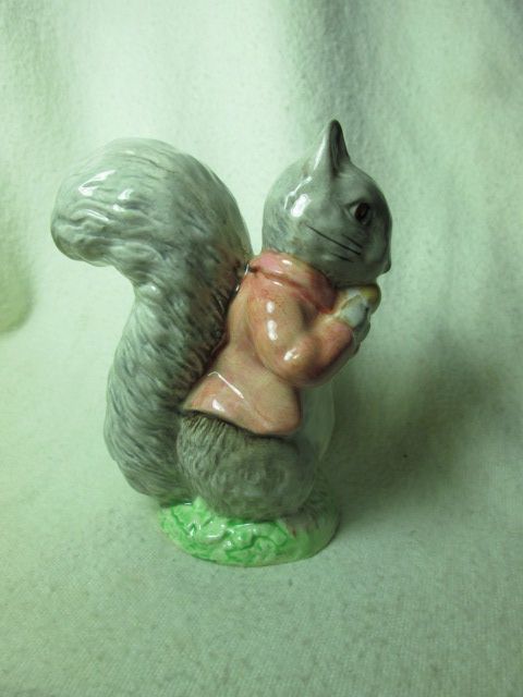 Royal Albert F Warne Beatrix Potter Timmy Tiptoes Squirrel Figurine 