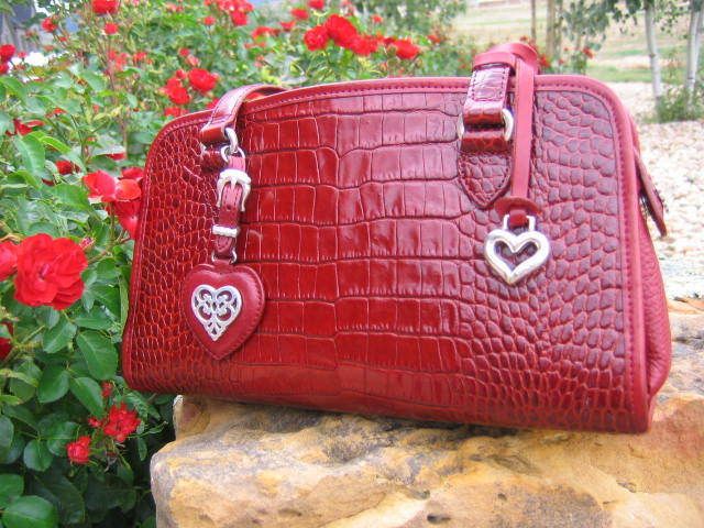 BRIGHTON Red ~☼ALESHA☼~ Shoulderbag HANDBAG Purse