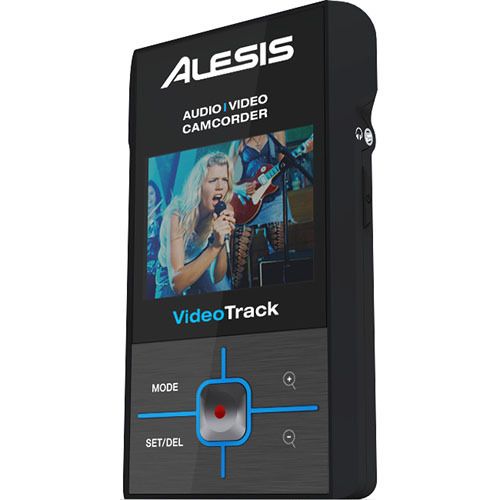 Alesis VideoTrack Handheld Audio Video Recorder Camcorder w condenser 