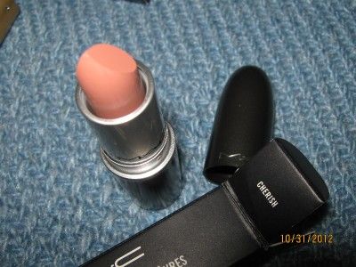 NIB MAC SATIN LIPSTICK Gorgeous CHERISH 100% Authentic NEUTRAL Color 