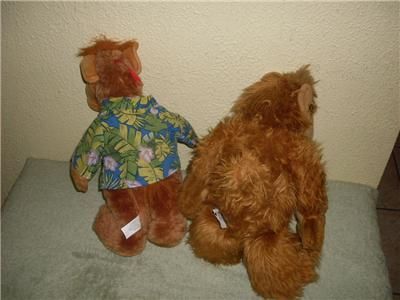 VINTAGE ALF HAND PUPPETS PLUSH DOLL LOT 1986 L@@K