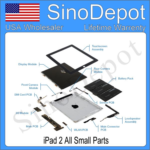 pad 2 all small repair parts components