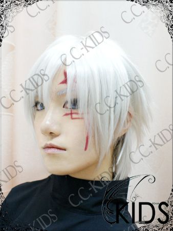 gray man allen walker ver3 cosplay wig costume materials high 