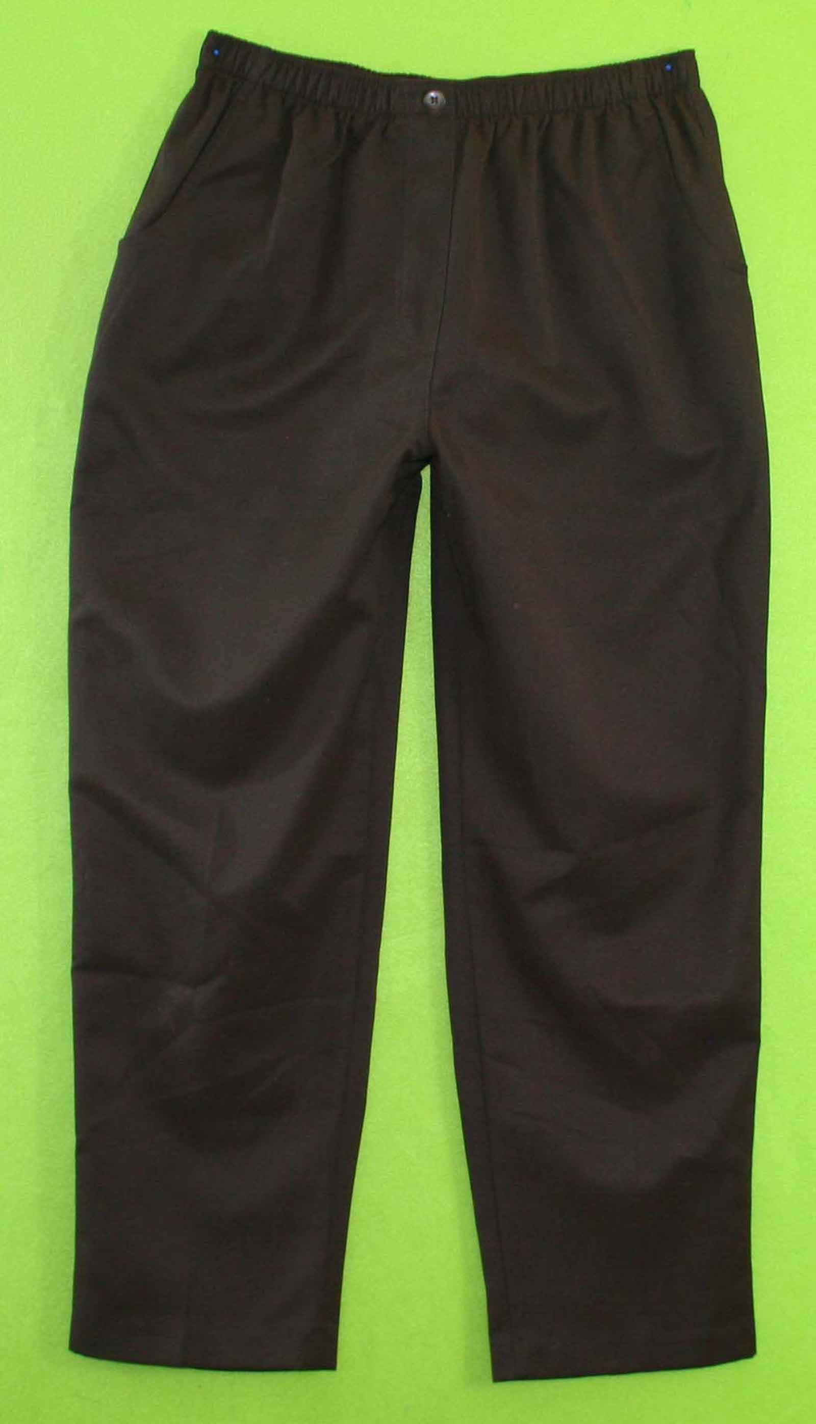 Allison Daley Sz 12P Petite Womens Dark Brown Casual Pants Slacks 