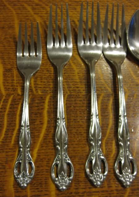 UNITED SILVER CO FLATWARE SPOONS FORKS   USI45