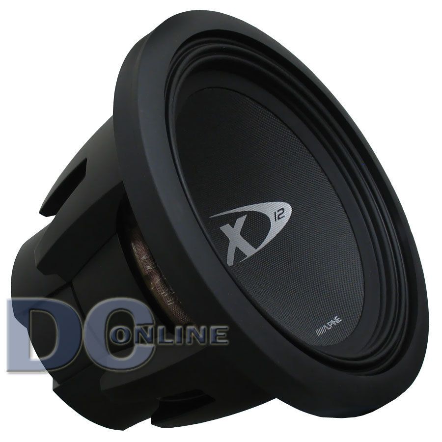 Alpine SWX 1243D 12 inch 4 Ohms Car Audio Subwoofer