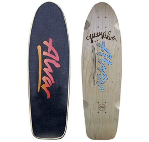 Alva Skates 1978 Tony Alva 8 5 w Blk Autographed Skateboard Deck Blue 