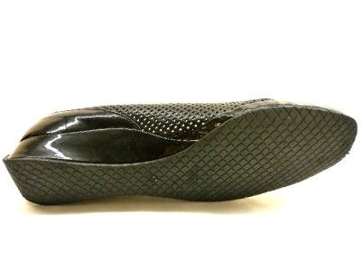 Amalfi by Rangoni Womens Erana Black Flat Size 11 5 M