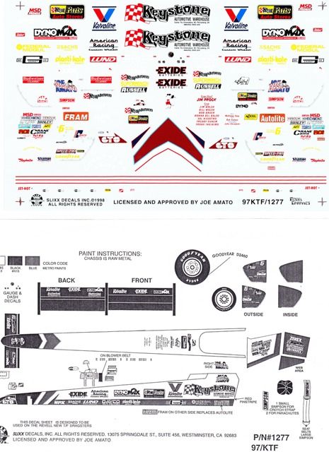 GENE SNOW the SNOWMAN PLYMOUTH 1/25th   1/24th Scale WATERSLIDE DECAL 