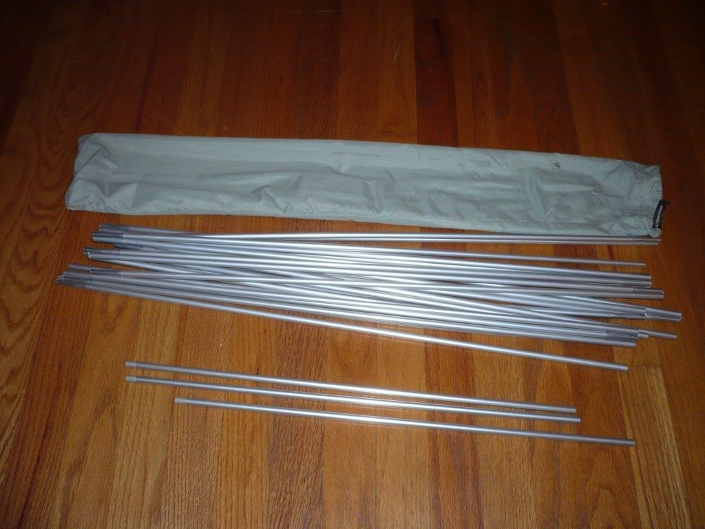 Easton aluminum tent poles