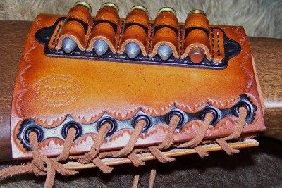 New Leather Ammo Cuff for 38 Special 357 Magnum Marlin Henry 