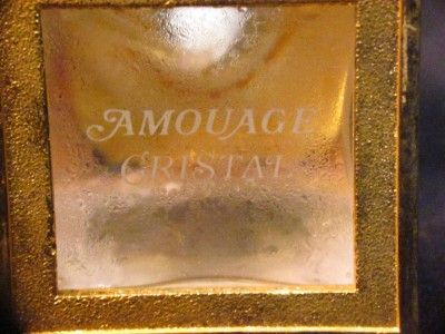 amouage cristal bottle gold for women