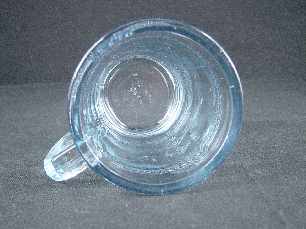Anchor Hocking Glass Fire King Sapphire Blue Philbe Mug