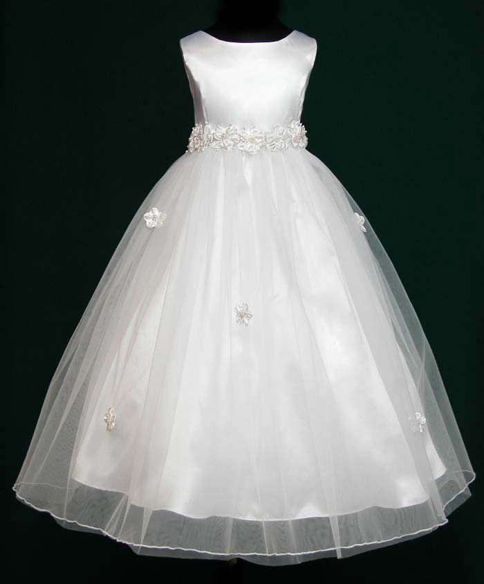 Flower Girl Wedding Communion Formal Dress Sz 10 W