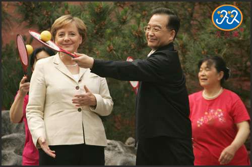   Chancellor Angela Merkel to play the sport when she visited China