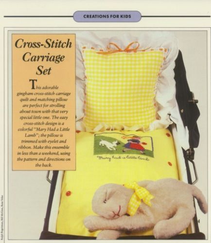 Carriage Set Mary Had A Little Lamb Cross Stitch Patt