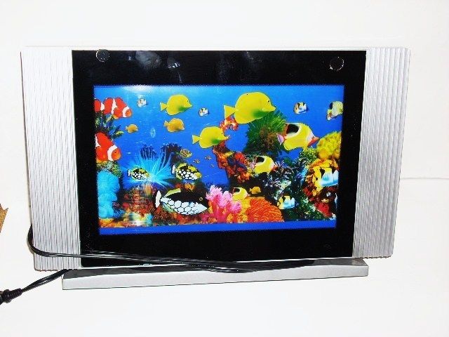 Animated Tropical Fish Motion Lamp 16 Diagonal Flat Screen