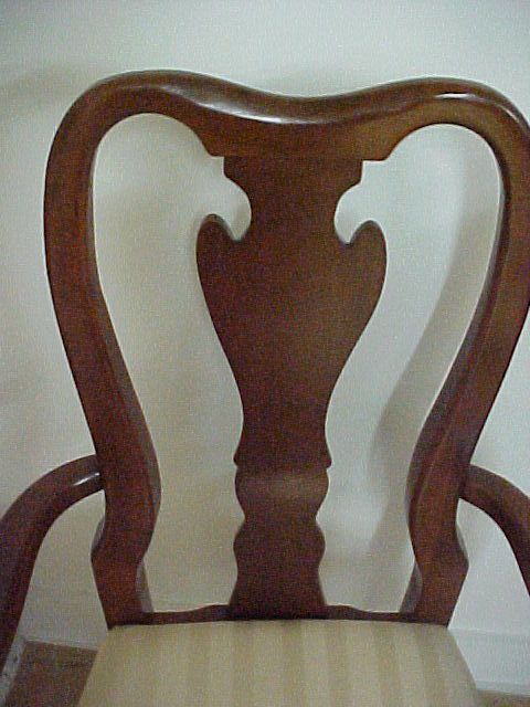 Ethan Allen Queen Anne Cherry Dining Captains Chair