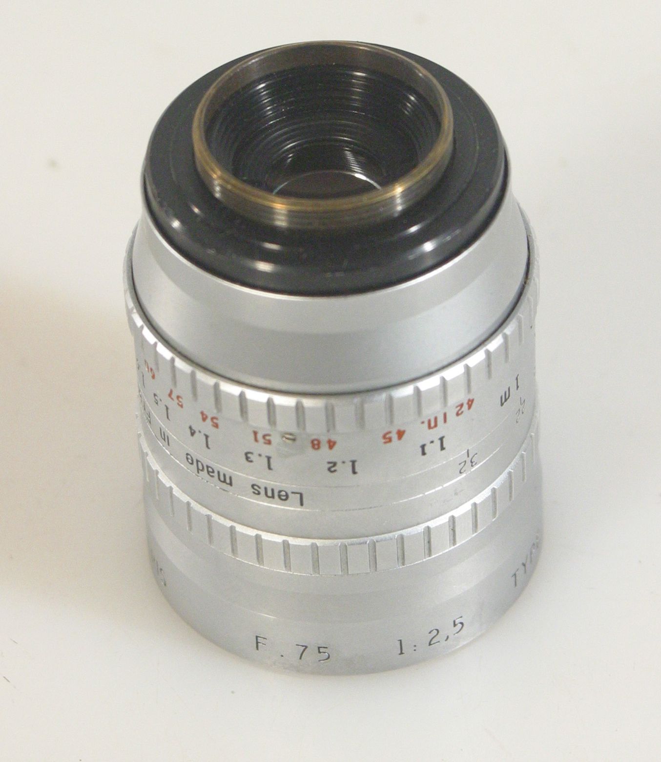 ANGENIEUX 75MM 3 INCH 2.5 C MOUNT TYPE P3 MICRO 4/3RDS LENS (pce123075 