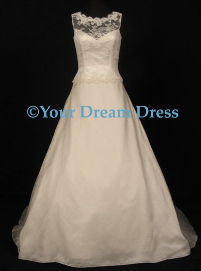 Anne Barge 461 Lace Bridal Wedding Dress Gown $6 4K New