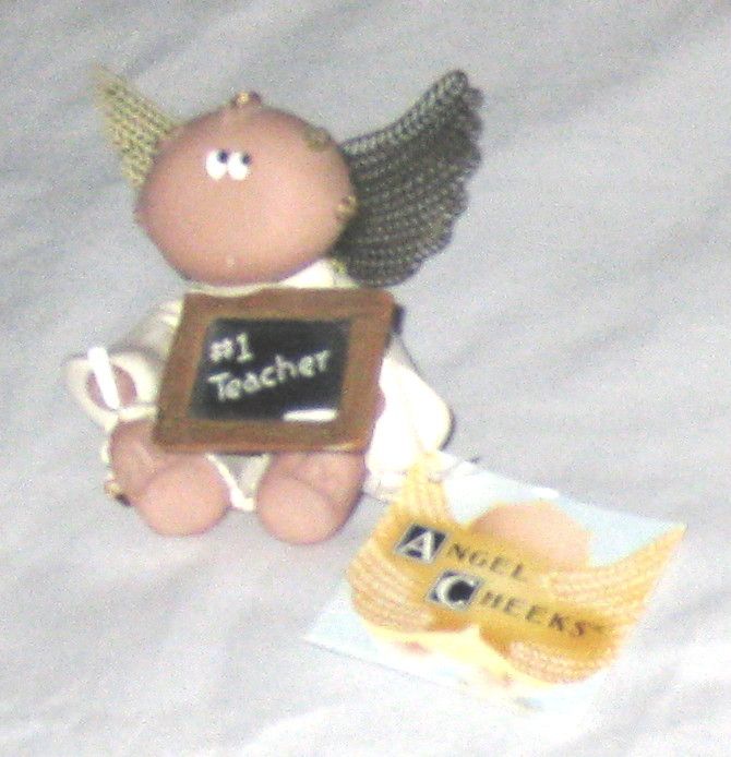 Ceramic Angel Cheeks 1 Teacher 2 5 Figurine