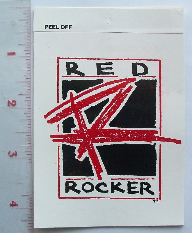 Sammy Hagar Red Rocker Clothing Sticker RARE