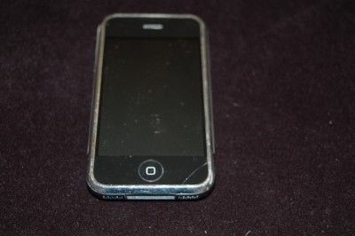 Apple iPhone Black Silver 8GB Cell Phone A1203 as Is 1st Gen