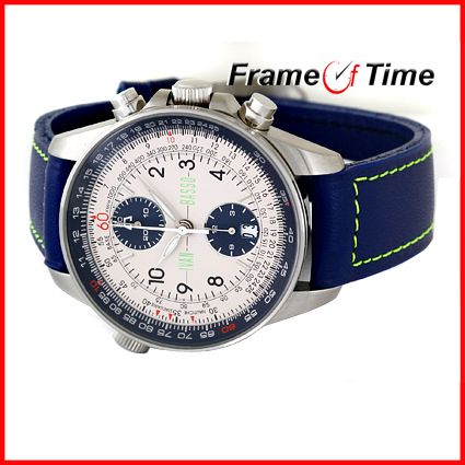 Anonimo Firenze Ivan Basso Slide Rule Blue Chronograph Manual Wind 