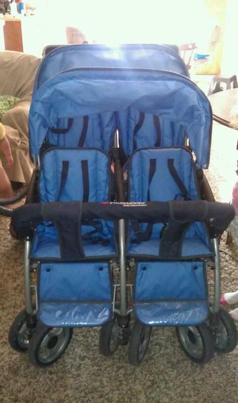 Foundations The Quad   Blue Standard Stroller