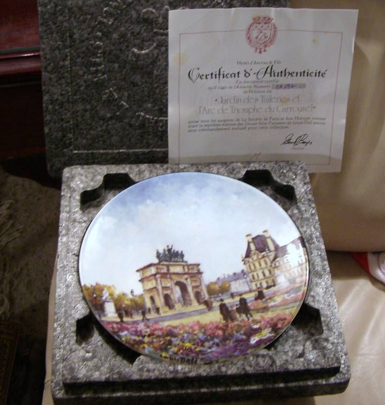 Limoges France Louis Dali Premier Edition Art Plate