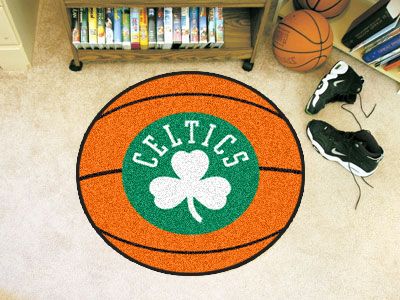 Boston Celtics 27 Basketball Shape Area Rug Floor Mat