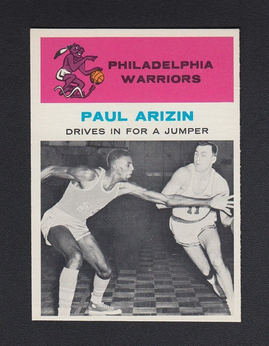    62 Fleer Basketball 45 Paul Arizin IA Philadelphia Warriors HoF NM