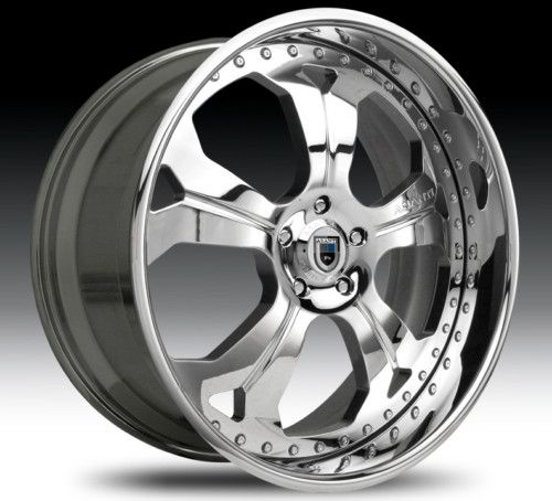 22 asanti AF138 Chrome Wheels Rims 3 Piece