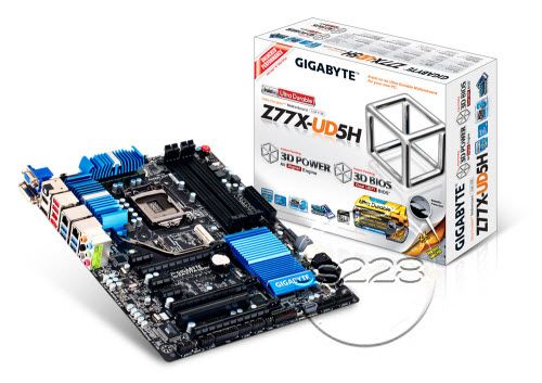   CPU i7 3770K + Gigabyte GA Z77X UD5H Motherboard +16G Combo set