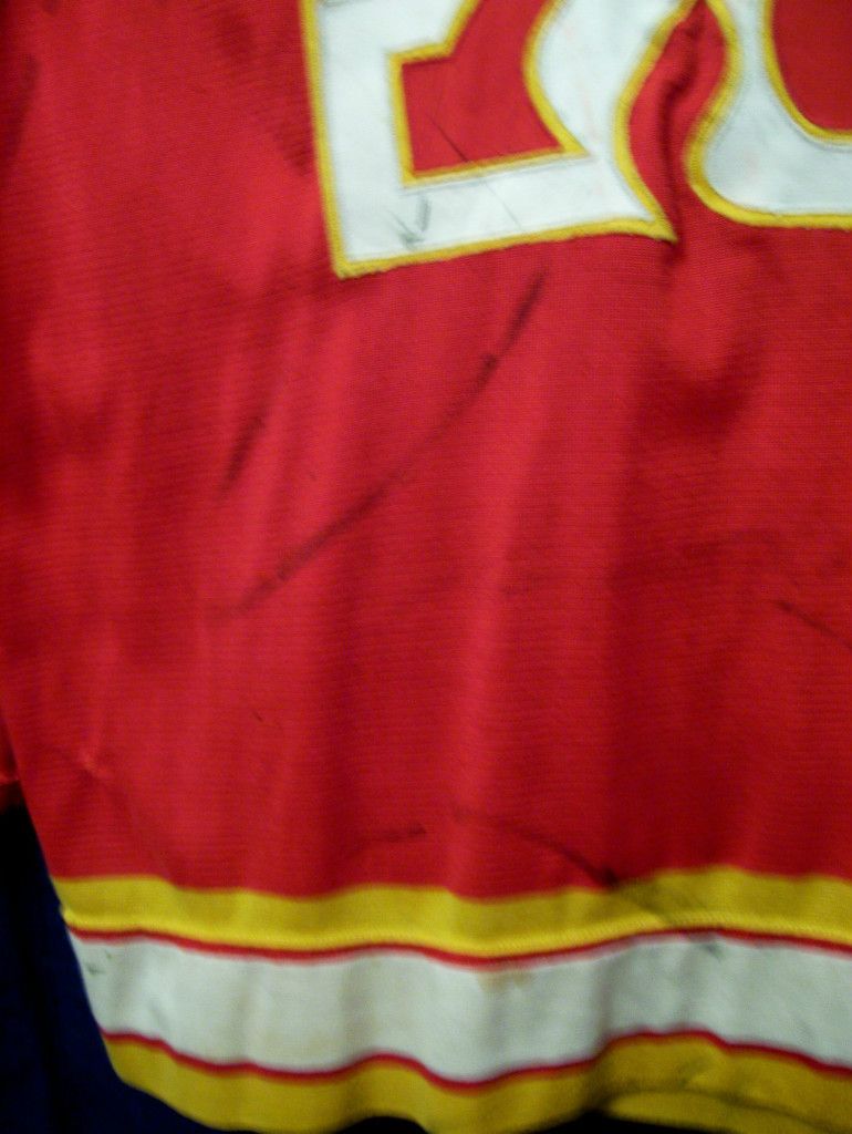 Hilliard Graves Atlanta Flames game used worn durene 70s jersey 