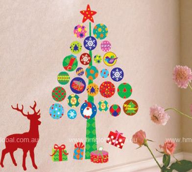   Removable Wall Sticker Great xmas Gift Wish U Merry xMas