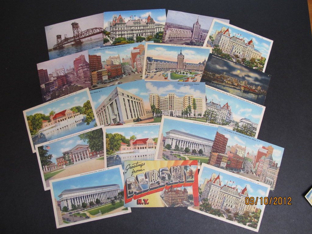 Lot of 52 Pcs Albany New York Nearby Schenectady Broadalbin 