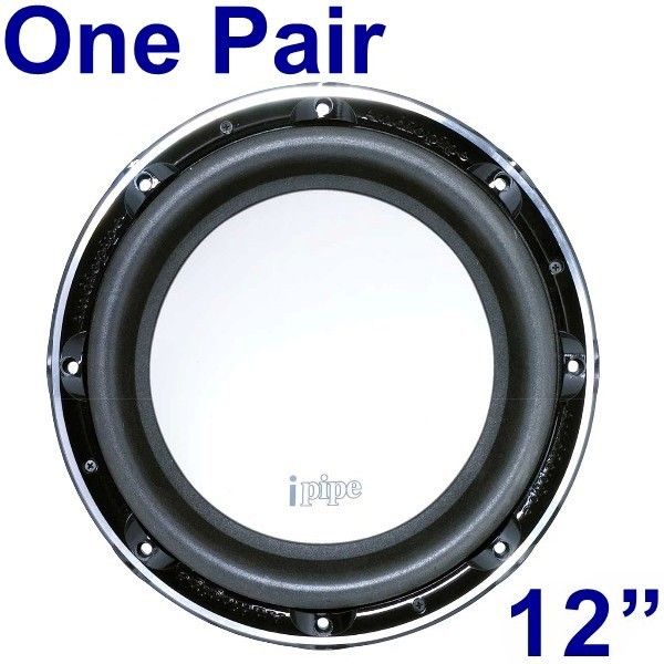 PAIR AUDIOPIPE 12 WHITE CAR AUDIO SUBWOOFERS TXX APX12W 1600W