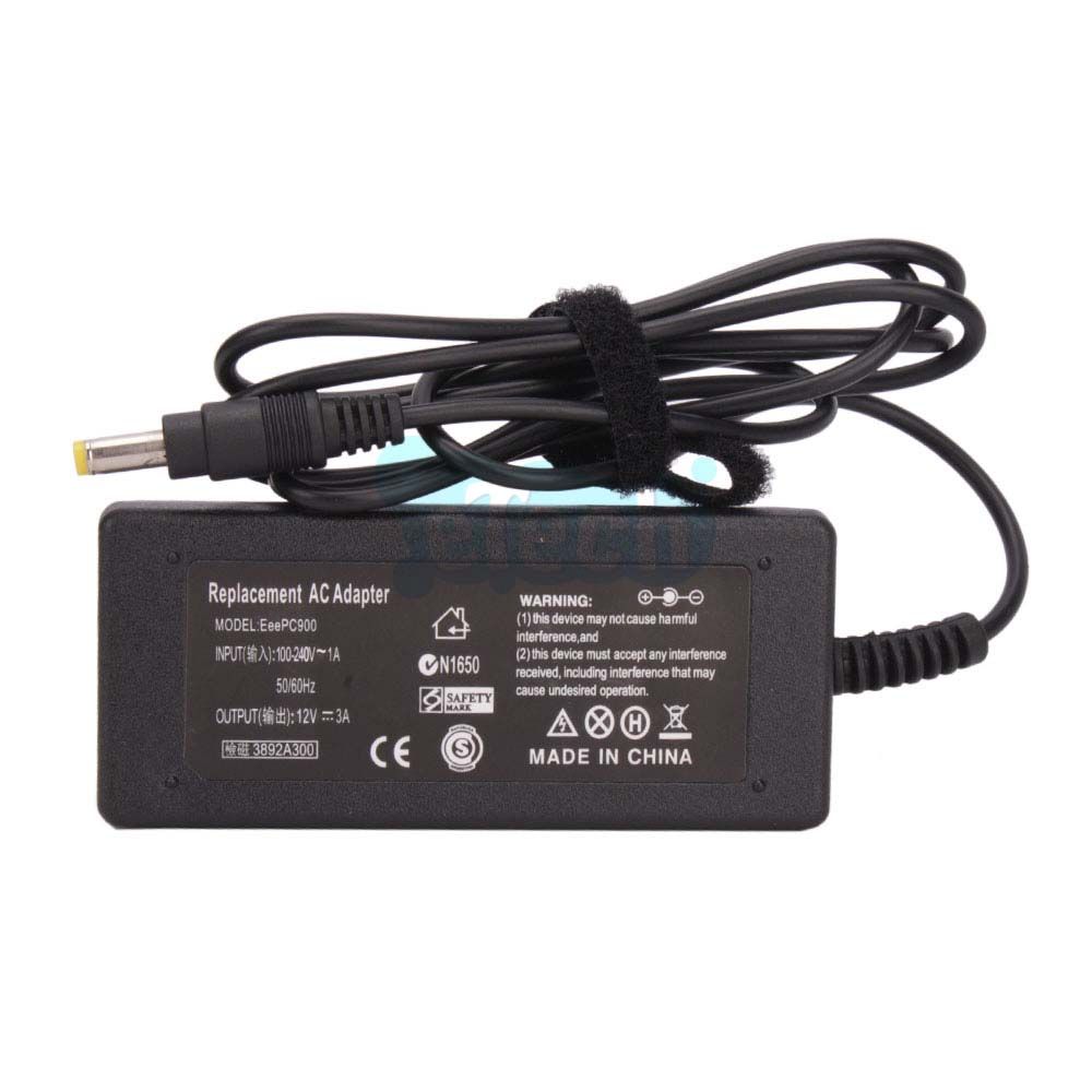   Charger+Power Cord 12V 3A 36W for Asus Eee PC 900 901 1000h 1.7*4.8mm