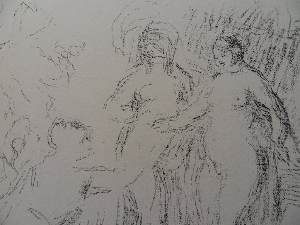 Renoir RARE Lithographie Originale Mourlot 1951