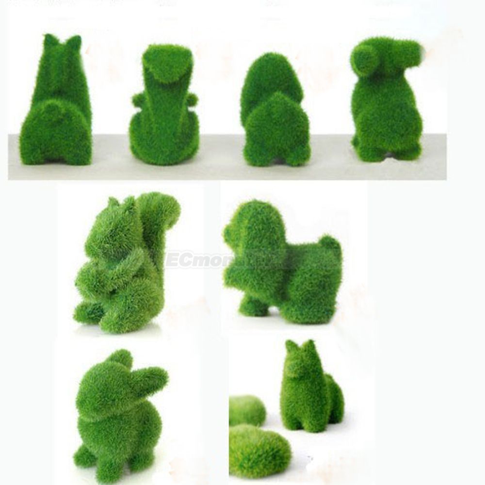   Beutiful Land Handmade Animals with Artificial Grass Deco Turf